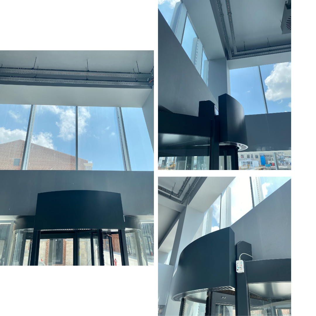 Döner Kapı Isıtıcılı Hava Perdeleri