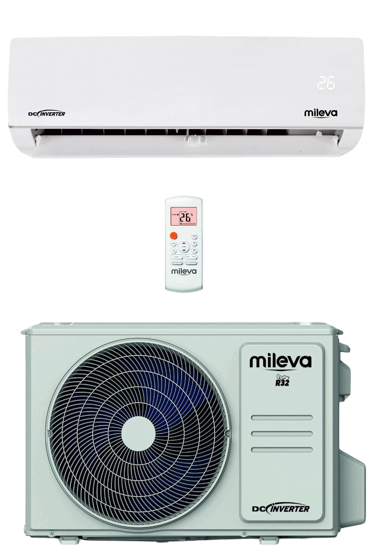 Mileva Eva 12.000 BTU DC İnverter A++ Klima
